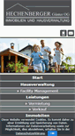 Mobile Screenshot of hechenberger.co.at